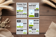 Editable vintage newspaper template, a Magazine Template by ZoloDesignHub (Thumbnail 3 of 10)