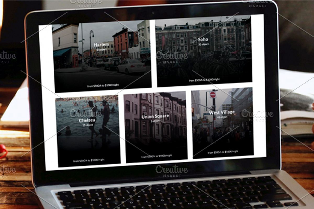 Real Estate One Page Template, a Landing Page Template by dmitriythomas (Photo 2 of 5)