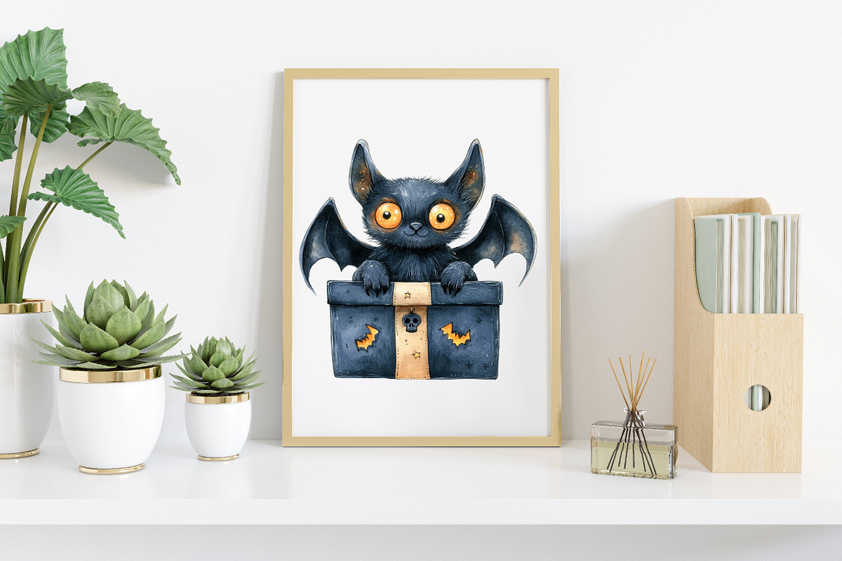 Halloween Gift Box Clipart, an Illustration by Canvas Craft (Photo 7 of 7)