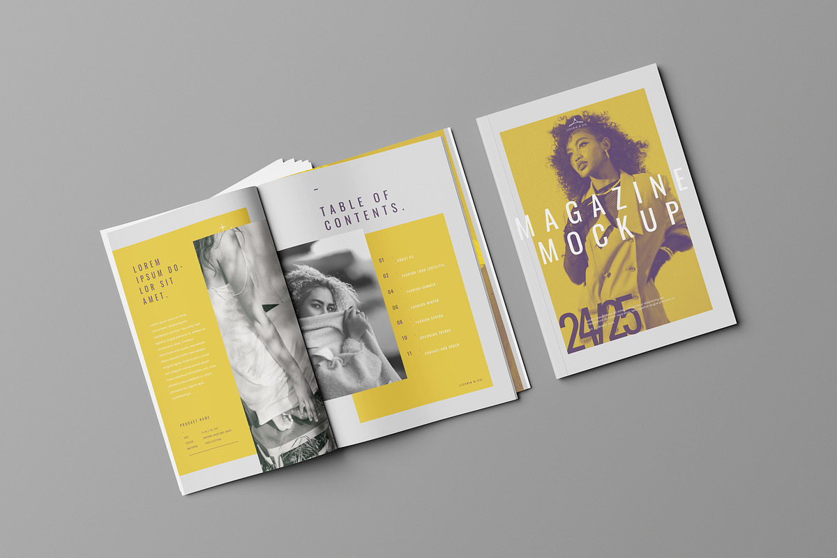 Magazine Mockup, a Books & Magazine Mockup by Ataku Design (Photo 2 of 5)
