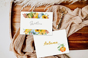 Watercolor Autumn Pumpkins Clipart, a Seasonal Illustration by SvetaArtStore (Thumbnail 8 of 15)
