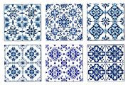 Morocco Blue and White Patterns, a Pattern Graphic by Canvas Craft (Thumbnail 2 of 9)