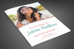 Loving Memory Funeral Program