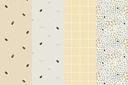 Bea & Bee 16 Seamless Patterns, a Pattern Graphic by Emilie Cliche (Thumbnail 5 of 9)