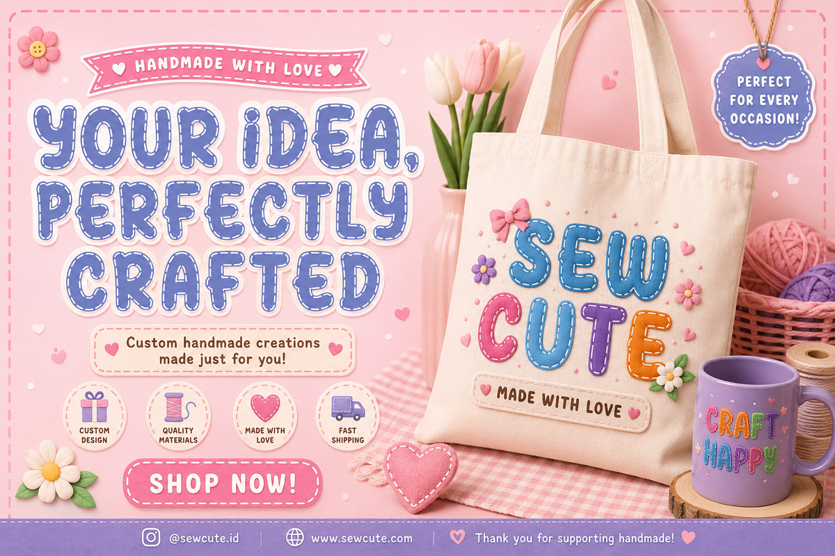 Cute Handmade – Sweet Font, a Sans Serif Font by Limited.studio (Photo 3 of 4)