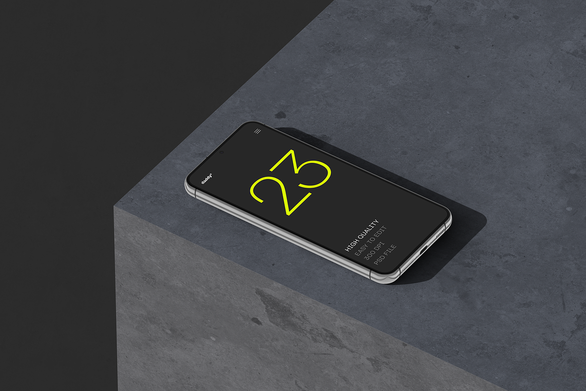 Samsung S23 Mockup, an Android Mockup by Mockupdaddy (Photo 14 of 21)