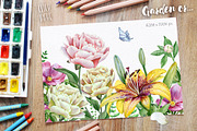 70% OFF! Floral set. Over 115 PNG, a Texture Illustration by Eva Katerina (Thumbnail 2 of 8)