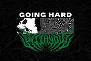 Drether Devil | Black Metal Font, a Blackletter Font by Denustudios (Thumbnail 3 of 6)