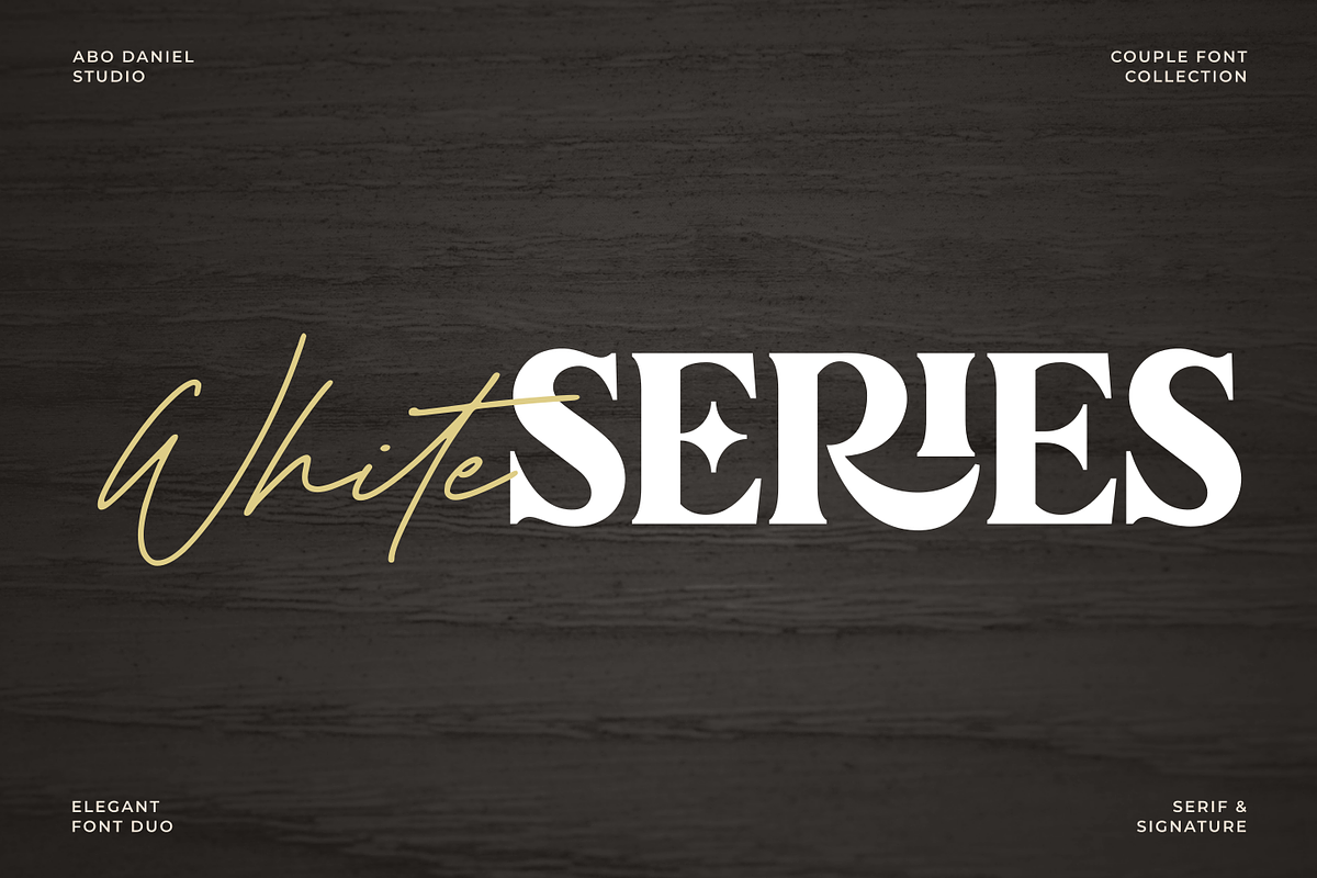 White Series, a Serif Font by Abo Daniel Studio (Photo 1 of 14)