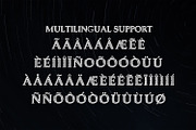 Welingtom - Futuristic Display Font, a Sans Serif Font by StringLabs (Thumbnail 14 of 14)