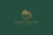 Macchiato Logo Elegant Coffee Cup, a Branding & Logo Template by Signatoro (Thumbnail 1 of 2)