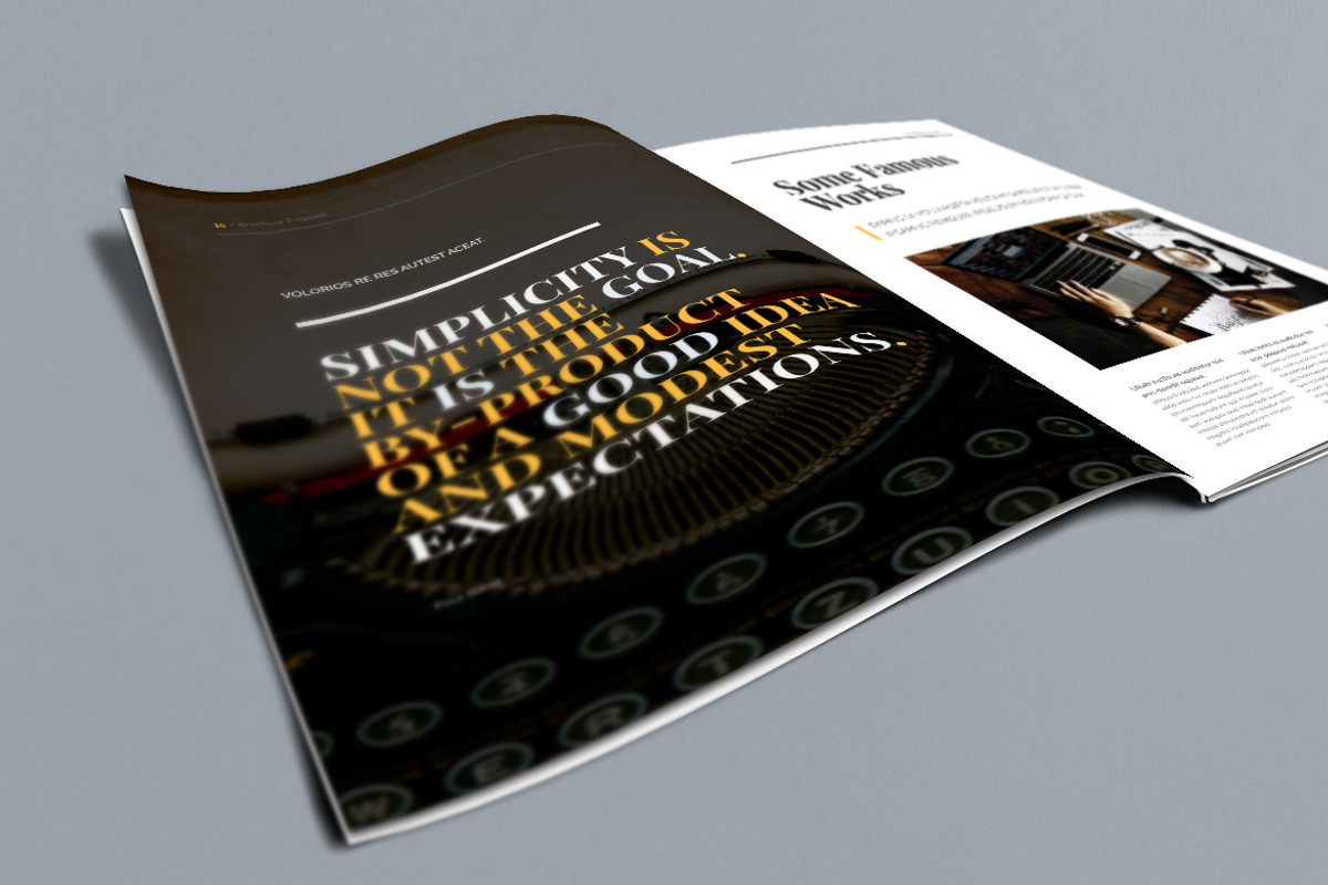 Proposal Brochure, a Brochure Template by Estartshop (Photo 3 of 13)