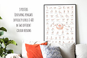 200 Iyengar Yoga Asanas - Yoga Set, a Healthcare Illustration by Franzi draws (Thumbnail 3 of 6)