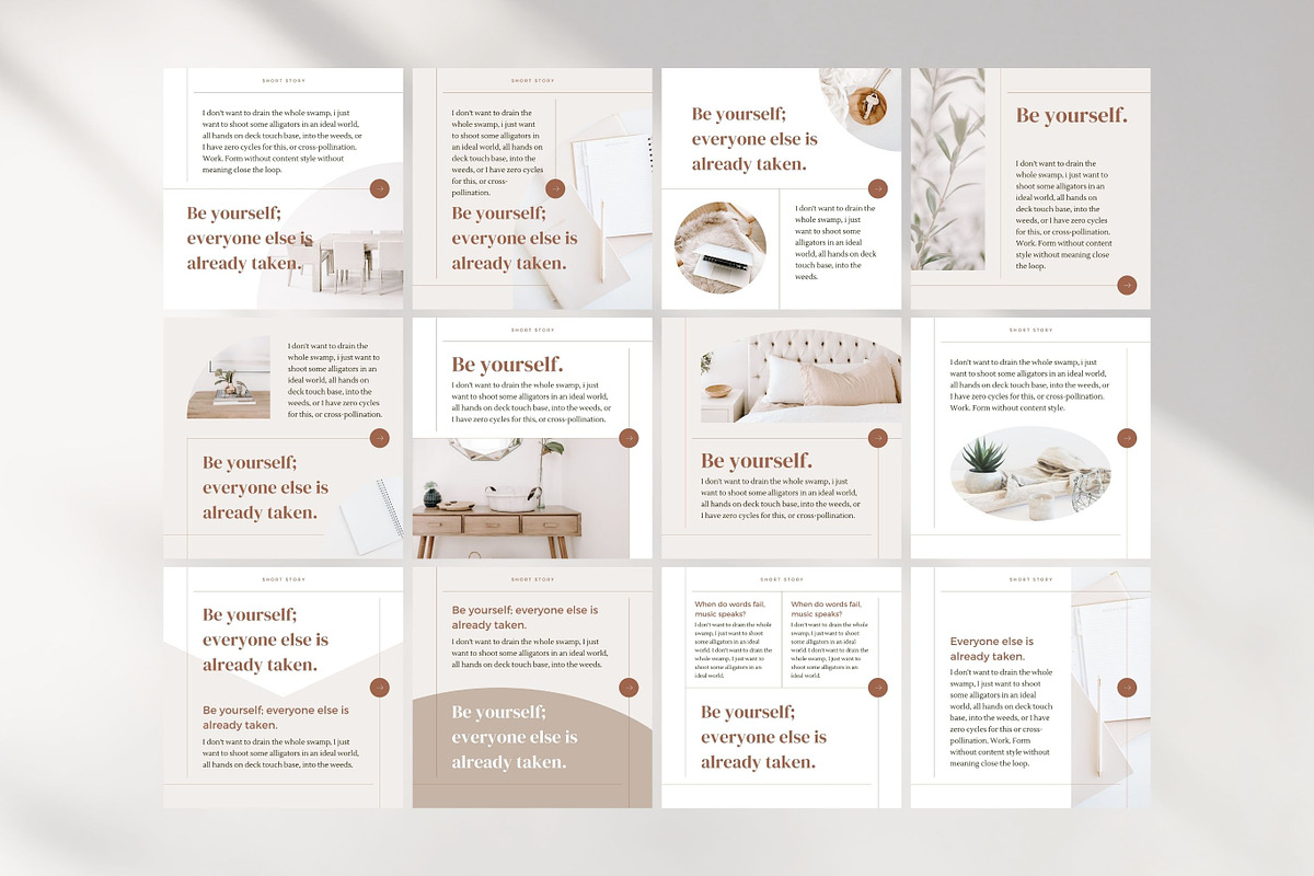 Instagram Post Templates Canva, a Social Media Template by Keikoya (Photo 9 of 12)
