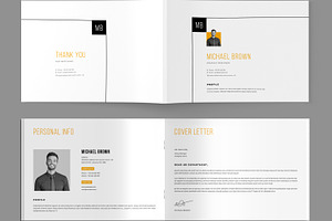 Resume Booklet Landscape