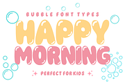 Magic Balloon - Cute Bubble Font, a Sans Serif Font by KiddoGlyphs Studio (Thumbnail 5 of 5)