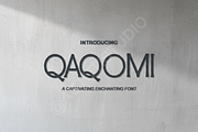Qaqomi | A Sophisticated Luxury Ser, a Serif Font by Astuti Studio (Thumbnail 1 of 15)