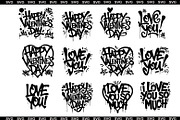 Happy Valentines Day graffiti, an Object Graphic by SketchArtStudio (Thumbnail 1 of 3)