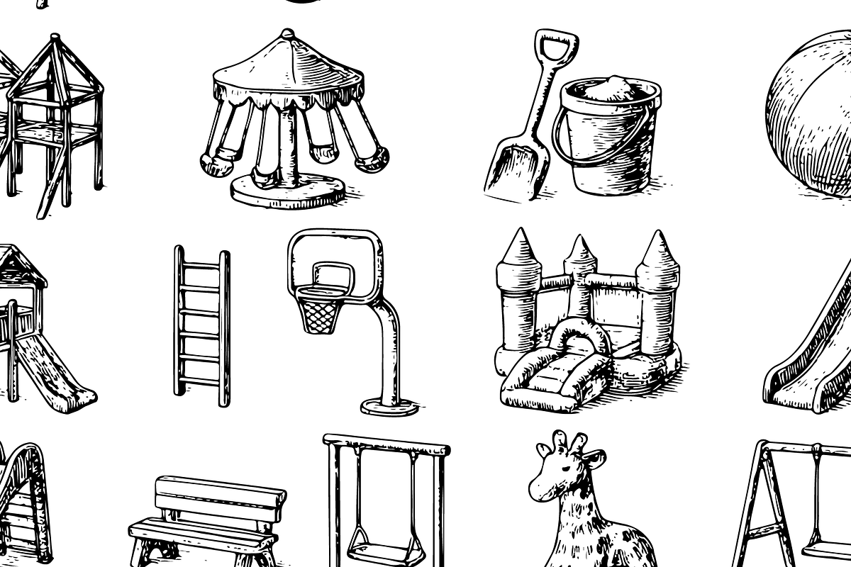 Playground Equipment Collection, an Object Graphic by RT Studio (Photo 4 of 4)