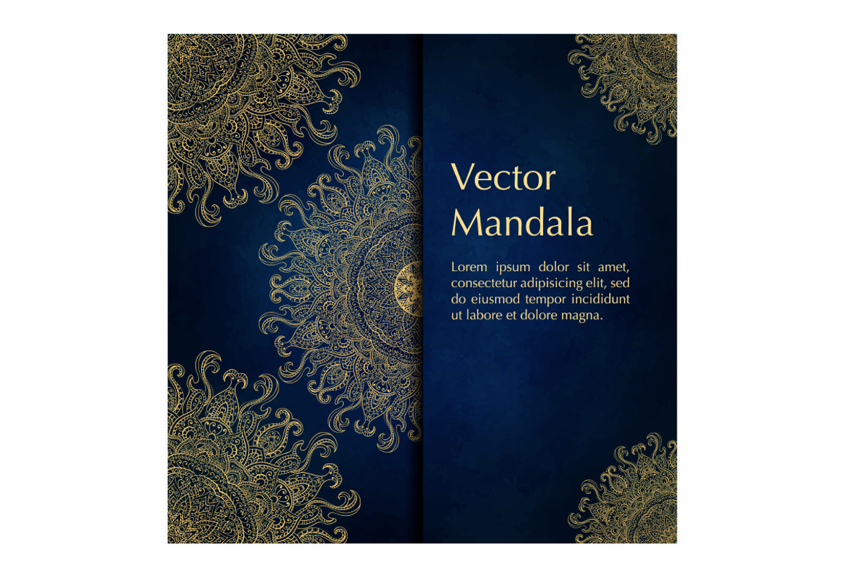 Set of mandala cards., an Invitation Template by Della_Liner (Photo 2 of 8)