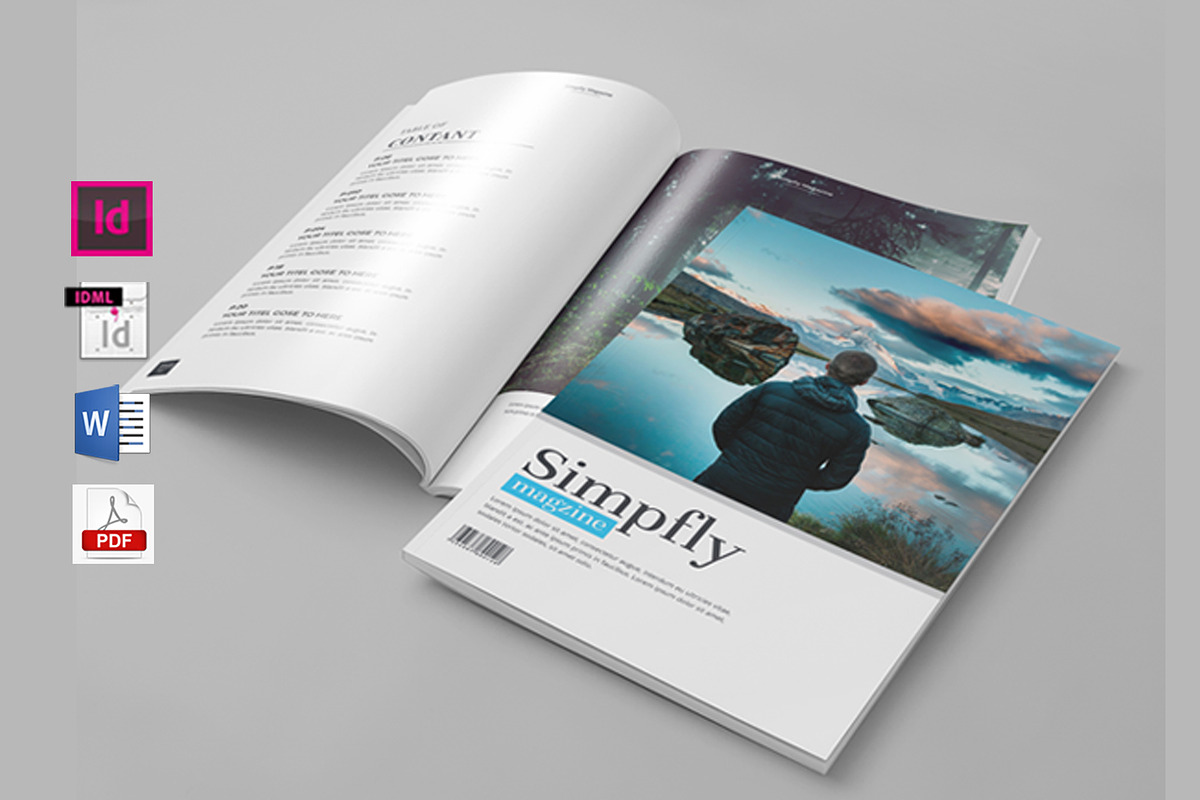 Magazine Layout Template, a Magazine Template by obidullah_01 (Photo 1 of 10)