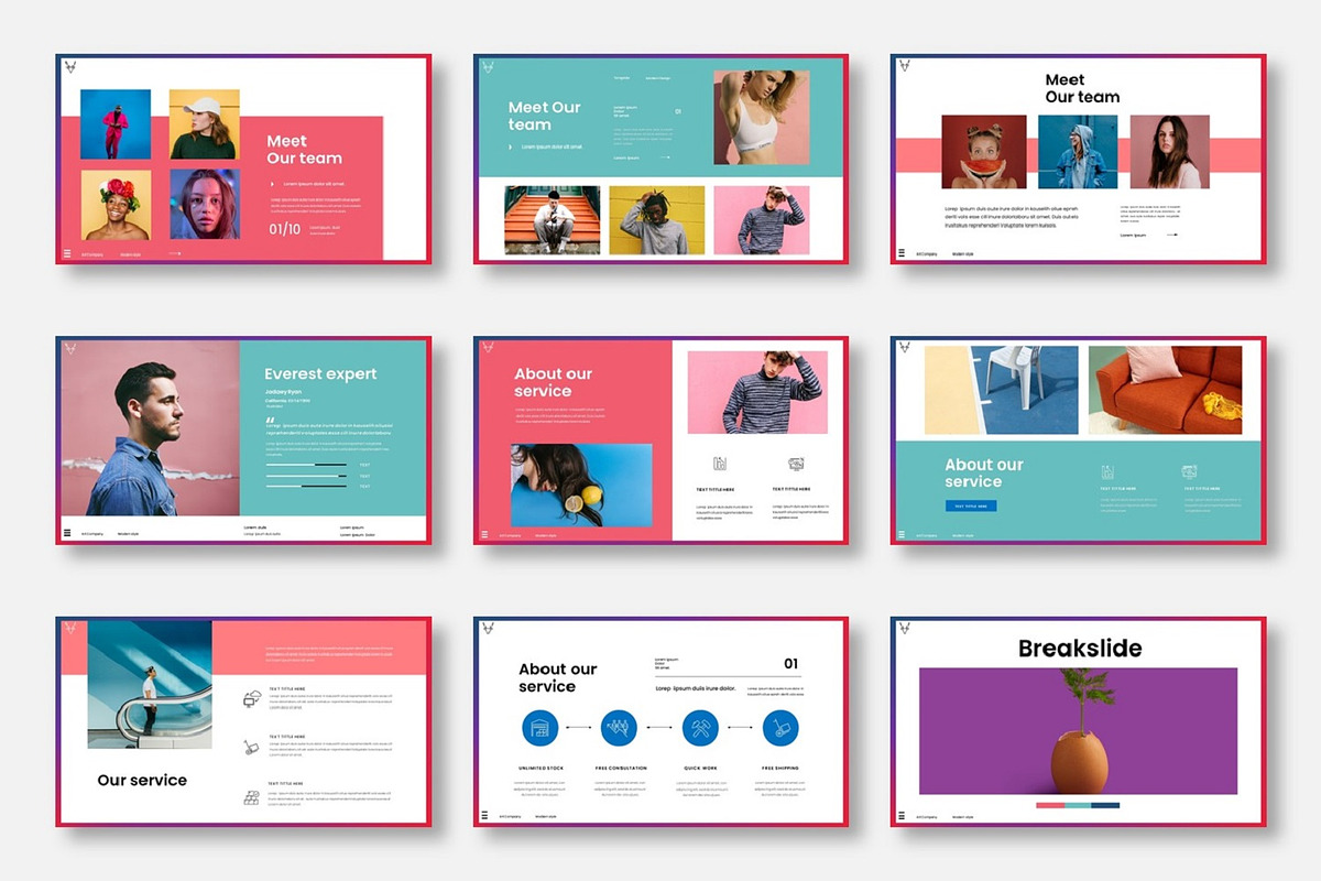 Everest - Business Google Slide, a Presentation Template by Dens Creative Studio (Photo 3 of 6)