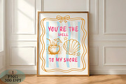 Preppy Summer Pun Hand Drawn Seashel, an Illustration by Daily.Designs (Thumbnail 3 of 3)