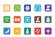 45 Ninja Filled Round Corner Icons, an Icon by IconBunny (Thumbnail 2 of 2)
