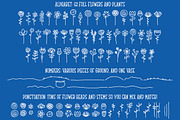 Bloomdings: abstract floral dingbats, a Symbol Font by Missy Meyer (Thumbnail 2 of 4)