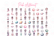 Pink Astronaut Clipart, Space Girl, a Person Illustration by VM PARTYS  BY TAIRUMA (Thumbnail 9 of 10)