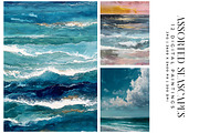 Assorted Seascapes, a Background Graphic by Digital Art Creations (Thumbnail 4 of 7)