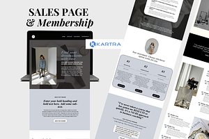 Kartra Coaching Membership Template, a Landing Page Template by Solana Creative Co.