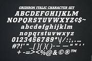 Gridiron | Athletic Display Type, a Slab Serif Font by StudioWorks (Thumbnail 10 of 10)