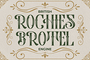 Vintage Binary - Display Typeface Fo, a Blackletter Font by PutraCetol Studio (Thumbnail 2 of 12)
