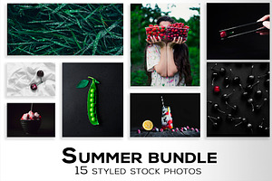Summer styled stock photo bundle