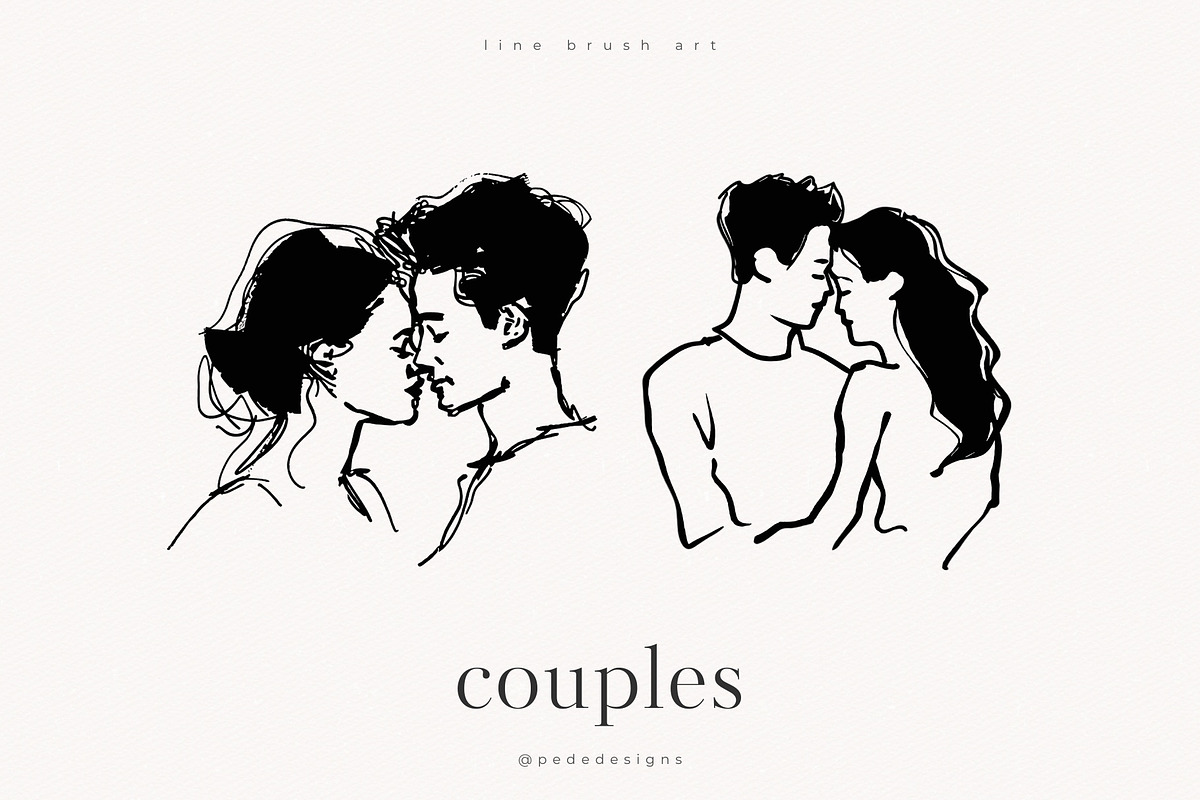 Couples Drawings, a Person Illustration by PeDe Designs (Photo 6 of 6)