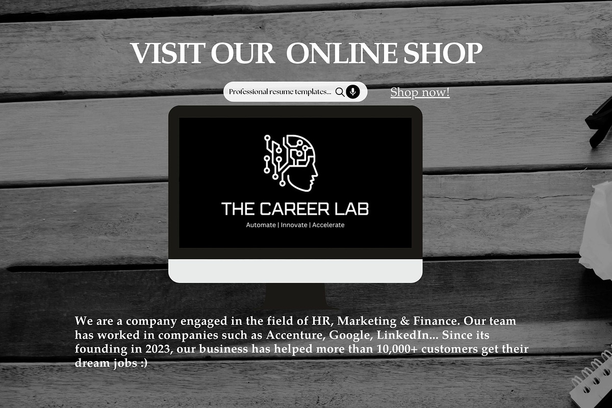 Professional CV layout ATS friendly, a Resume Template by The Career Lab (Photo 9 of 9)