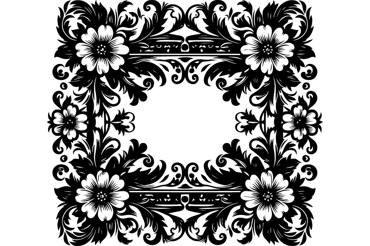 Elegant Baroque Frame Designs, an Object Graphic by jahid234 (Photo 3 of 13)