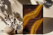 Modern Gold Wedding Invitation, an Invitation Template by InvitingStorys (Thumbnail 2 of 11)