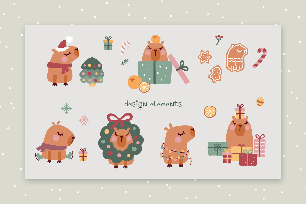 Cappy Christmas graphic collection, an Illustration by SurfaceStories (Photo 2 of 6)