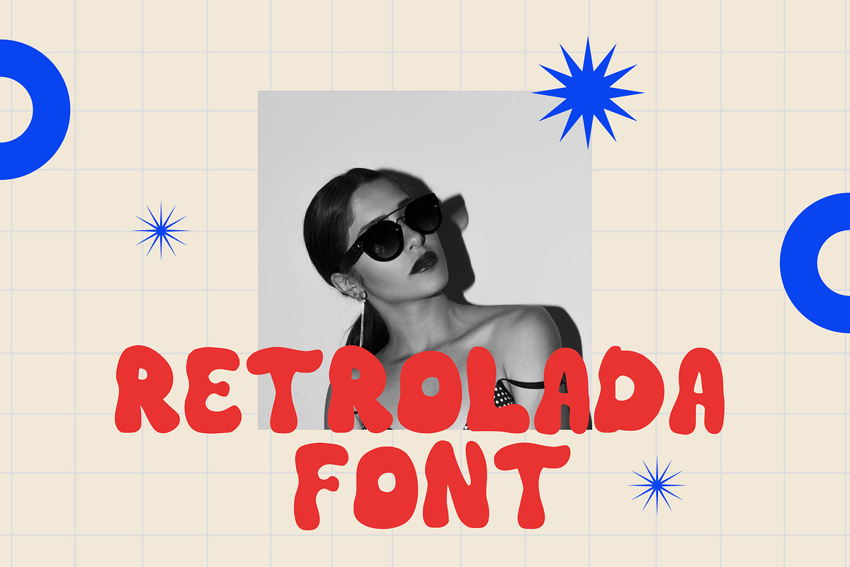 RETROLADA - retro font, a Font by Nonceni (Photo 1 of 17)
