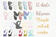 Couple portrait creator bundle, an Illustration by RivusArt (Thumbnail 7 of 8)