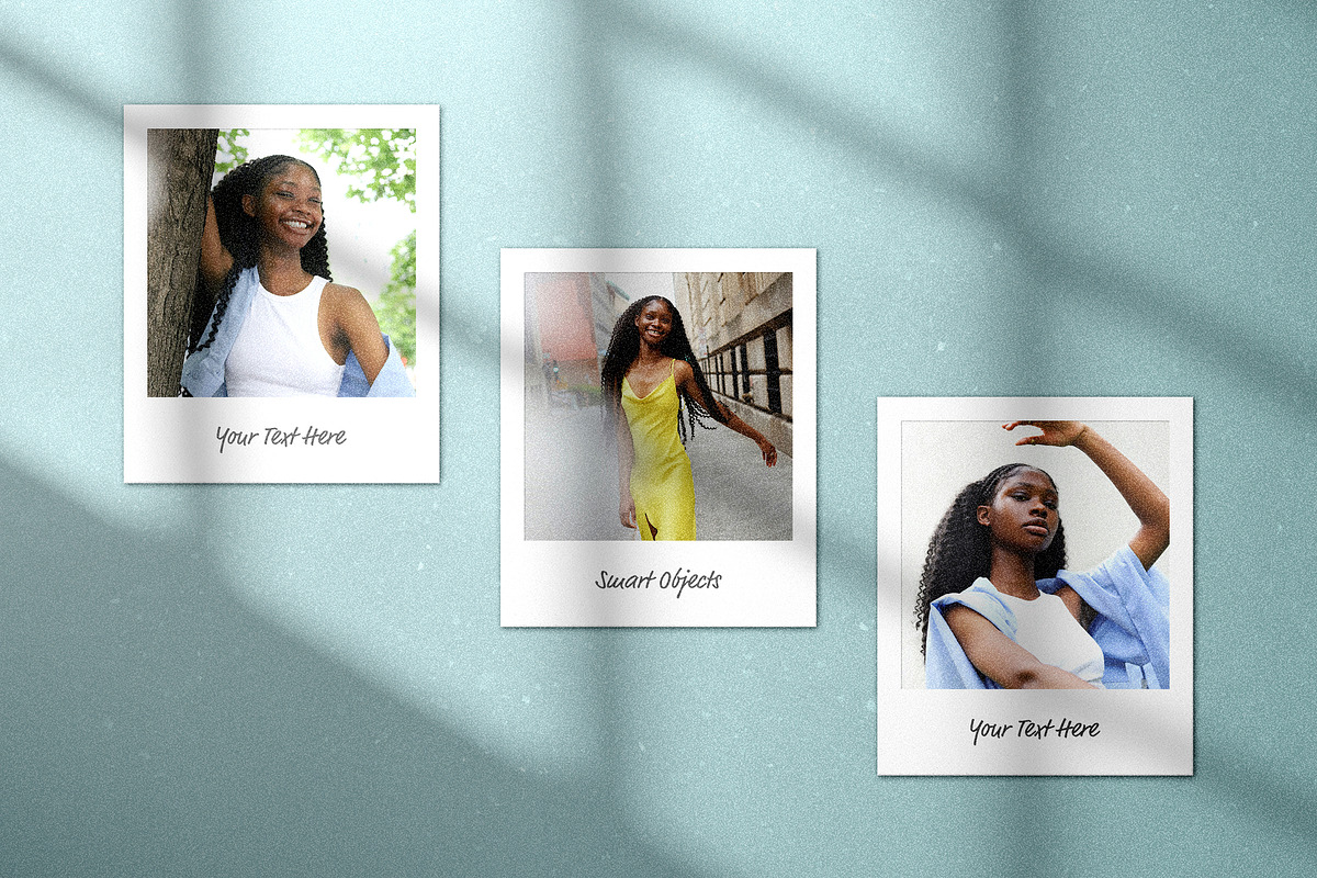 Polaroid Instant Picture Mockups, a Pens & Pencil Mockup by Design Squad (Photo 6 of 11)