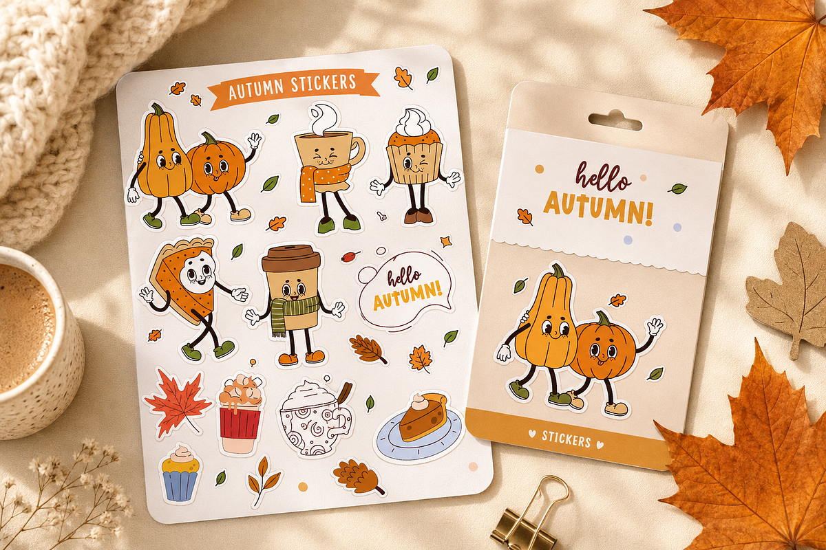 Hand-Drawn Pumpkin & Autumn Bundle, a Seasonal Illustration by Anna Studio (Photo 11 of 11)