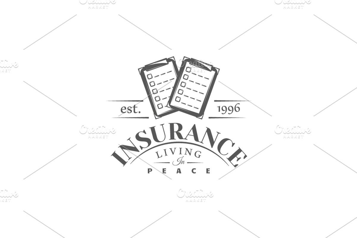 9 Insurance logo templates Vol.2, a Branding & Logo Template by Art Design