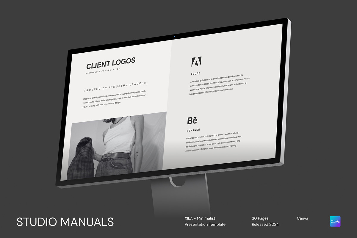 XILA - Minimalist Presentation, a Social Media Template by Studio Manuals (Photo 2 of 8)