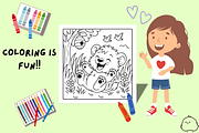 Animal Coloring pages – 31 PNG, an Animal Illustration by Smillyy Threads (Thumbnail 4 of 9)