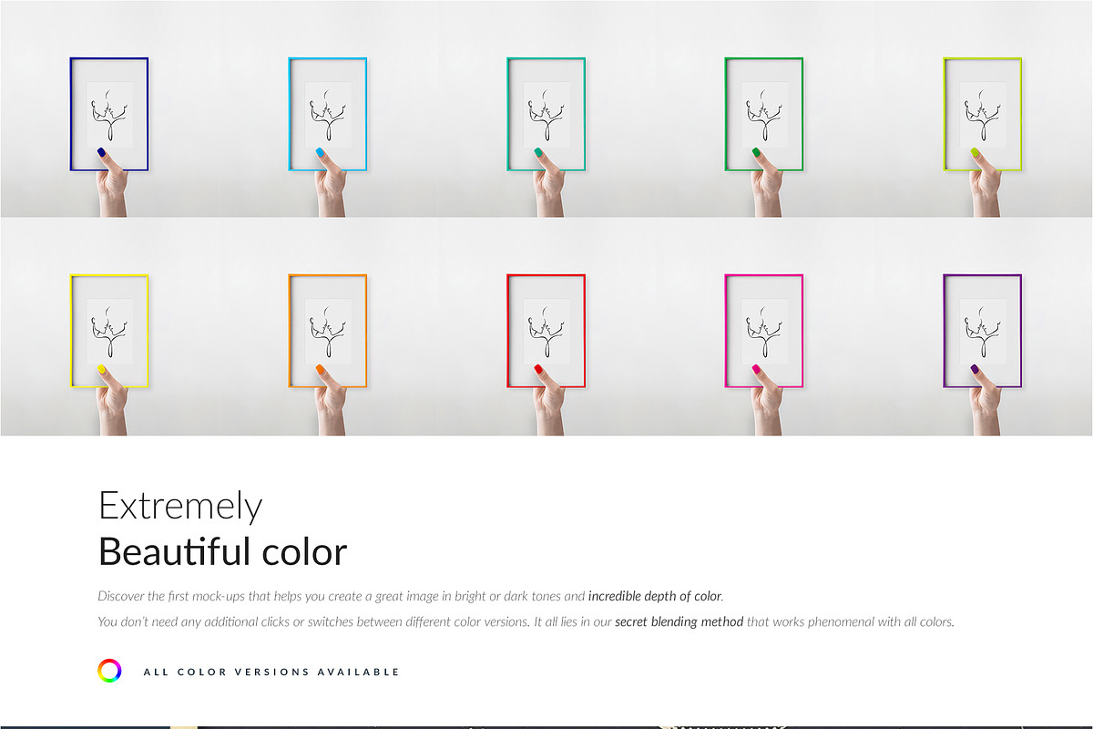 Many Frames Types & Hands Mock-ups, a Household Mockup by Apparel_Mockups (Photo 4 of 6)
