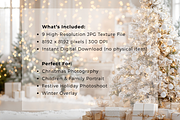 White Christmas Digital Backdrop, a Background Photo by Winwin Design Art (Thumbnail 8 of 9)