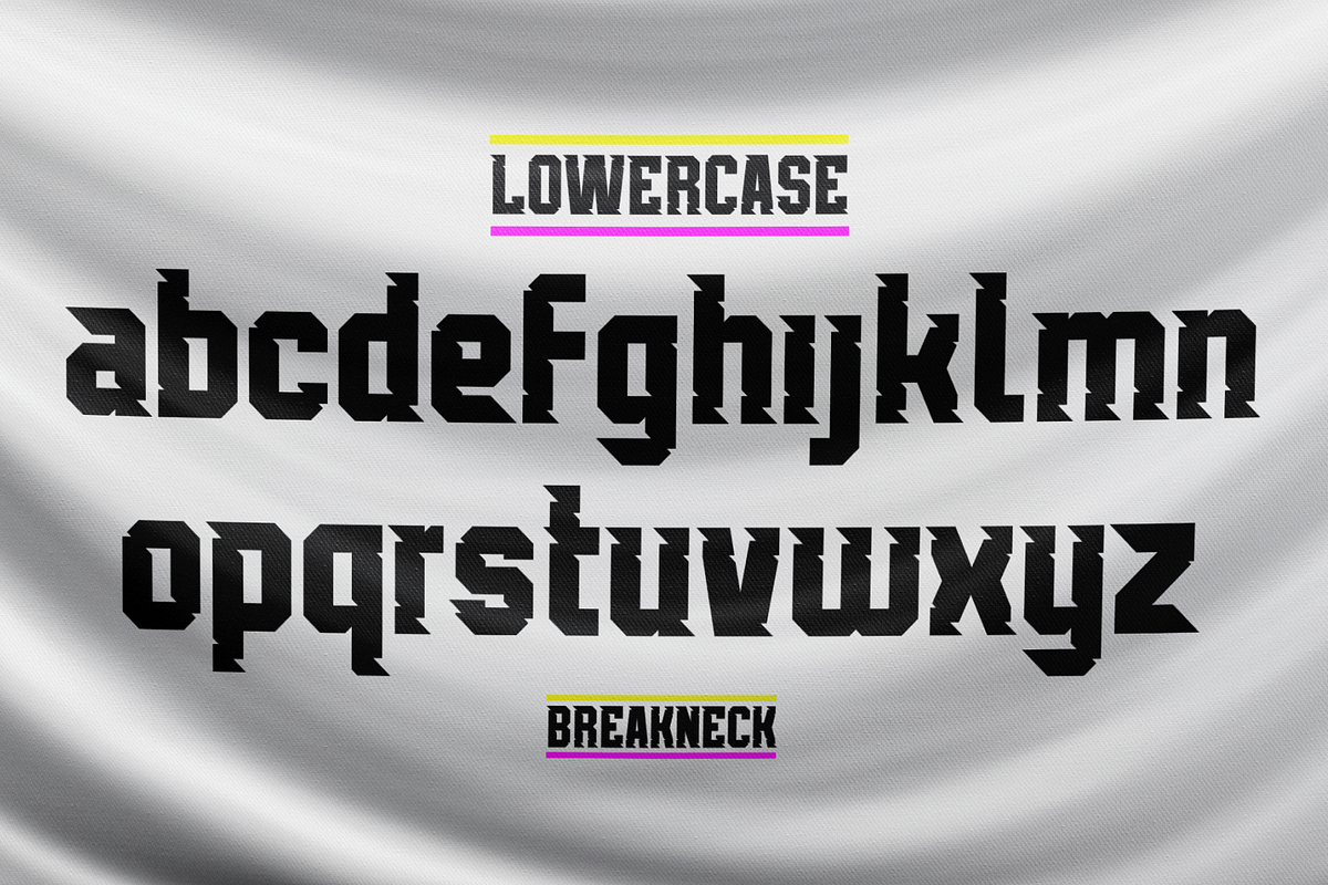 Breakneck Font Duo, a Sans Serif Font by Alphabet Agency (Photo 10 of 12)